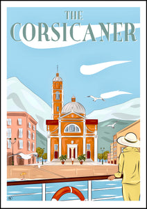 Illustration The Corsicaner, art prints, tirage d’art