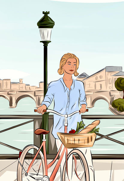 Rencontre sur le Pont des Arts (tirage d’art)