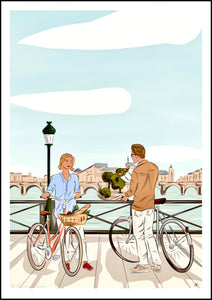 Paris, Pont des Arts, art print, tirage d’art, art, décoration, home décor, TheCorsicaner art prints